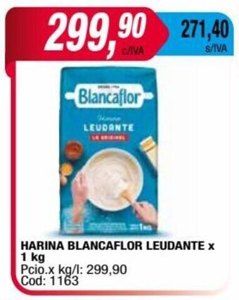 Maxiconsumo HARINA BLANCAFLOR LEUDANTE X 1 kg oferta