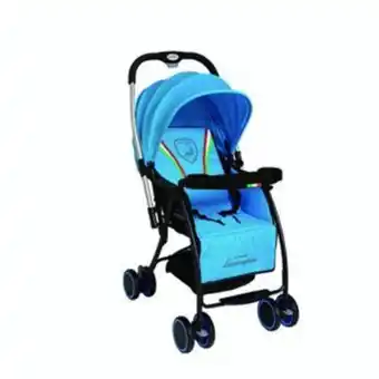Frávega Coche cuna lamborghini ultraliviano turquesa oferta