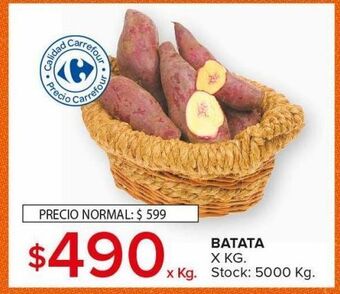 Carrefour Maxi Batata x kg oferta