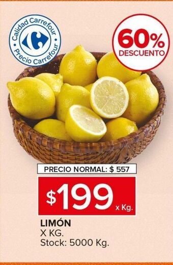 Carrefour Maxi Limón x kg oferta