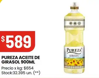 Changomas PUREZA ACEITE DE GIRASOL 900ML oferta