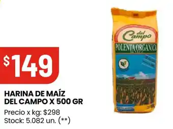 Changomas HARINA DE MAÍZ DEL CAMPO X 500 GR oferta