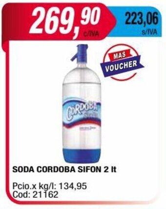Maxiconsumo SODA CORDOBA SIFON 2 It oferta