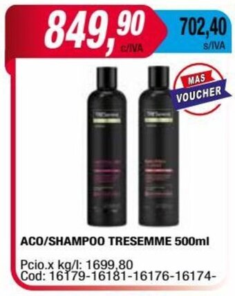 Maxiconsumo ACO/SHAMPOO TRESEMME 500ml oferta