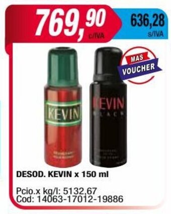Maxiconsumo DESOD. KEVIN x 150 ml oferta