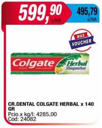 Maxiconsumo CR.DENTAL COLGATE HERBAL x 140 GR oferta