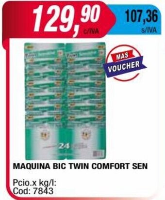 Maxiconsumo MAQUINA BIC TWIN COMFORT SEN oferta