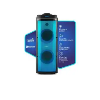 Musimundo Parlante bluetooth noblex mnt870f negro oferta