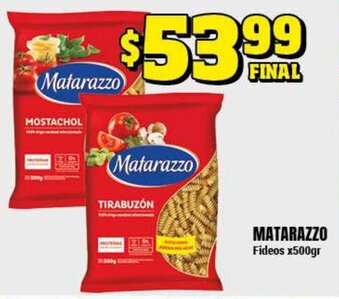 Supermayorista Vital Matarazzo Fideos x500gr oferta