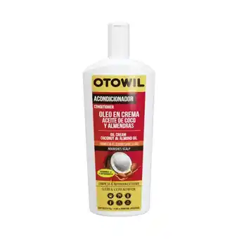 Acondicionador humectante óleo en crema aceite de coco y almendras