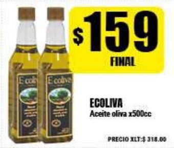 Supermayorista Vital Ecoliva Aceite oliva x500cc oferta