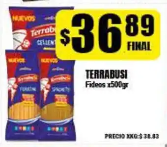 Supermayorista Vital Terrabusi Fideos x500gr oferta