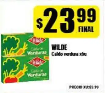 Supermayorista Vital Wilde Caldo verdura x6u oferta