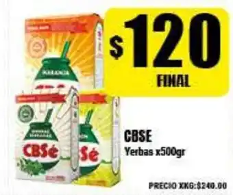 Supermayorista Vital CBSE Yerbas x500gr oferta