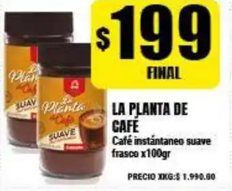 Supermayorista Vital La Planta de Café Café instántaneo suave frasco x100gr oferta