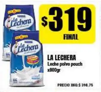 Supermayorista Vital La Lechera Leche polvo pouch x800gr oferta