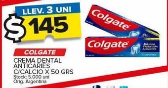 Carrefour Maxi Crema dental colgate x 50g oferta