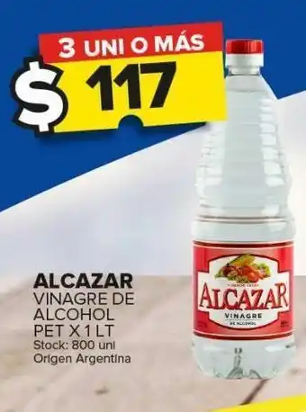 Carrefour Maxi Vinagre de alcohol alcazar x 1l oferta