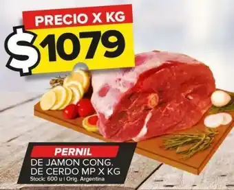 Carrefour Maxi Pernil de jamón de cerdo mp x kg oferta