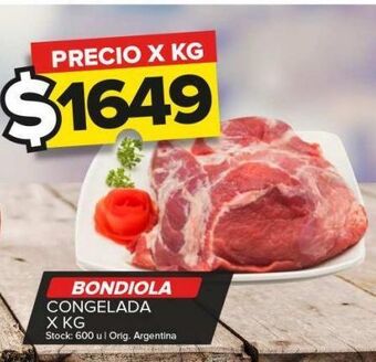Carrefour Maxi Bondiola congelada x kg oferta