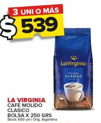 Carrefour Maxi Café molido la virginia x 250g oferta
