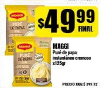 Supermayorista Vital Maggi Puré de papa instantáneo cremoso x125gr oferta