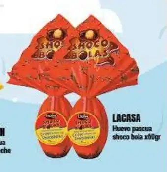 Supermayorista Vital Lacasa Huevo pascua choco bola x60gr oferta