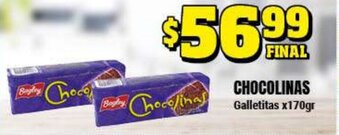 Supermayorista Vital Chocolinas Galletitas x170gr oferta