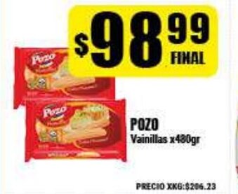 Supermayorista Vital Pozo Vainillas x480gr oferta