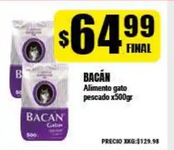 Supermayorista Vital Bacán Alimento gato pescado x500gr oferta