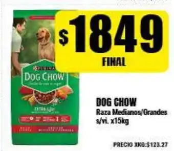 Supermayorista Vital Dog Chow Raza Medianos/Grandes x/vi. x15kg oferta