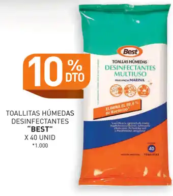 La Anonima Best Toallitas Húmedas Desinfectantes x 40 unid oferta
