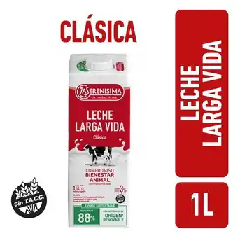 Coto Leche larga vida entera ua clasica 3% la serenisima 1l oferta