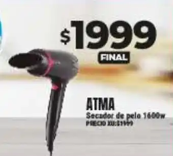Supermayorista Vital Atma Secador de pelo 1600w oferta