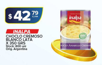 Carrefour Maxi Inalpa Choclo Cremoso Blanco Lata x 350 grs oferta