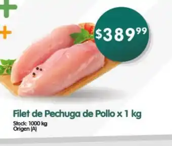Supermercados Buenos Días Filet de Pechuga de Pollo x1 kg oferta