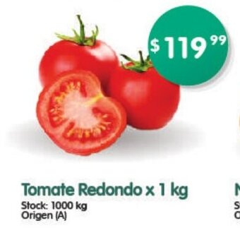 Supermercados Buenos Días Tomate Redondo x 1kg oferta