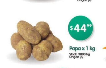 Supermercados Buenos Días Papa x 1kg oferta