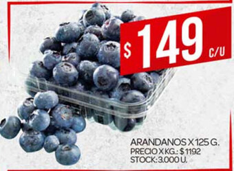 Supermercados DIA Arandanos x 125 g oferta