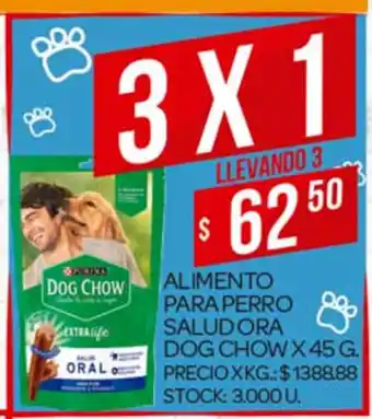 Supermercados DIA Dog Chow Alimento Para Perro Saludora x 45 g oferta