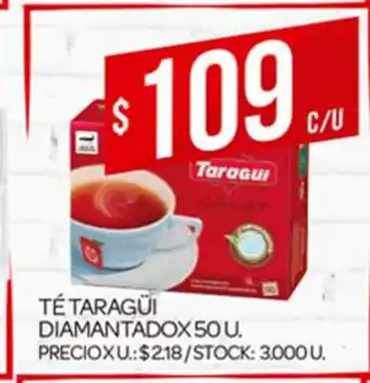 Supermercados DIA Té Taragúi Diamantado x 50 u oferta