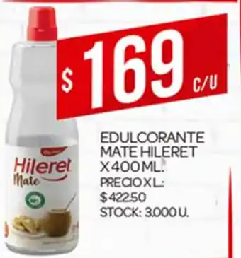 Supermercados DIA Hileret Edulcorante Mate x 400ml oferta