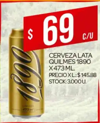 Supermercados DIA 1890 Cerveza Lata Quilmes x 473 ml oferta