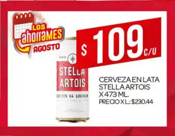 Supermercados DIA Stella Artos Cerveza En Lata x 473 ml oferta