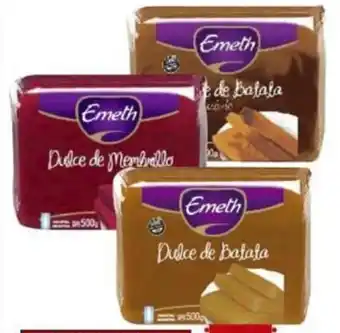 Coto DULCE DE BATATA/BATATA CON CHOCOLATE/MEMBRILLO EMETH, PAQ.X 500 G. STOCK 1.000 U. COD.91948-91949-91950 oferta