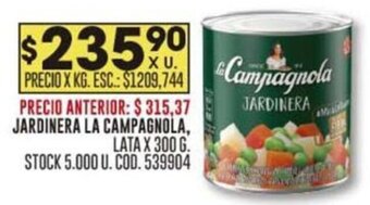 Coto JARDINERA LA CAMPAGNOLA, LATA X 300 G. oferta