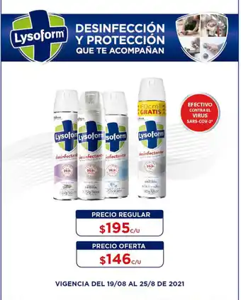 Supermercados DIA Lysoform Desinfección Y Protección Que Te Acompañan oferta