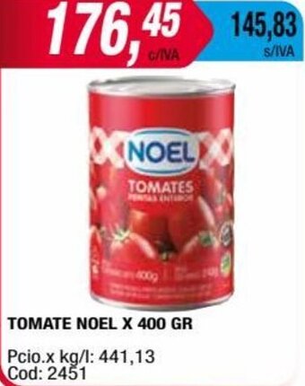 Maxiconsumo TOMATE NOEL X 400 GR oferta