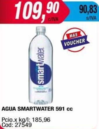 Maxiconsumo AGUA SMARTWATER 591 cc oferta