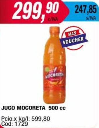 Maxiconsumo JUGO MOCORETA 500 cc oferta